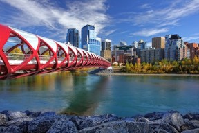 Peace Bridge Skyline Calgary-XL