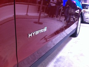 Hybrid technology is just one fuel-saving option on display at the Calgary auto show