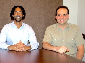 From left to right: Dale Greene, Co-Founder; Elias Gedamu, Co-Founder; Maurice Tadros, Director of Technology