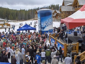 Spring time at Lake Louise is a party!