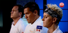 The bottom three face the judges.Image courtesy Top Chef Canada.