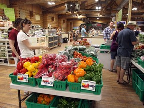 Symons Valley Ranch — Calgary's newest big farmer's market. On a quiet weekend day, 20 minutes by car from the core, or 90 minutes by bus. Christina Ryan/Herald