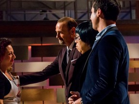 Tammara Behl says goodbye to the judges after being eliminated on this week's episode of MasterChef Canda.