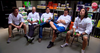 The five chefs await their fate.Image courtesy Top Chef Canada.