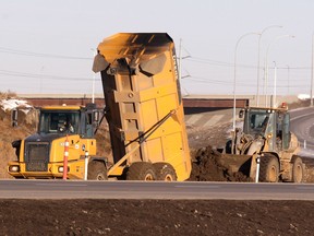 Southeast ring road construction, 2012. Colleen De Neve/Herald
