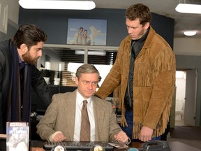 FARGO "A Muddy Road" -- Episode 103 -- Airs Tuesday, April 29, 10:00 pm e/p) -- Pictured: (L-R) Adam Goldberg as Mr. Numbers, Martin Freeman as Lester Nygaard, Russell Harvard as Mr. Wrench. -- CR: Chris Large/FX