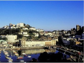 Torquay is part of a scenic area known as the English Riviera.