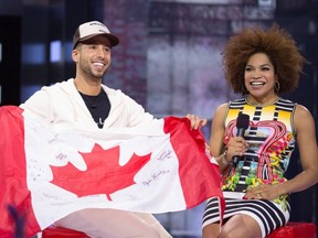 Adel was all smiles after being evicted from the Big Brother Canada house on Thursday.