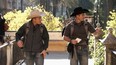 Cord, left, and Jet McCoy had  an issue finding a clue box on this week's episode of The Amazing Race All-Stars.