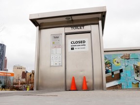“We went through an extensive visioning program,” says Susan Veres, spokeswoman for the Calgary Municipal Land Corp. “And after what we’ve watched and observed, our intentions were clearly different than how these facilities are being used right now,” she says of the washrooms and other amenities.