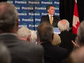 Jim Prentice announced the launch of his campaign to become Progressive Conservative leader in Calgary on Wednesday May 21, 2014.
