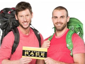 Vancouver's Ryan Steele, left, and Rob Goddard are competing on the second season of The Amazing Race Canada.