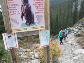 An annual hiking restricting around Moraine Lake started Sept. 1 and will be in effect until further notice.