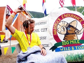 Calgary runner Adam Campbell had a close call with a lightning strike during the famed Hardrock Hundred Mile Endurance Run in southern Colorado. He still managed to finish third in the event.