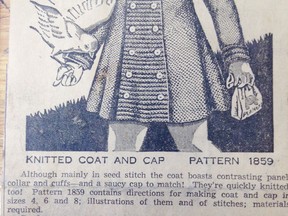 This ad for a knitting pattern ran in a March 1932 edition of the Calgary Herald. A reader recently wrote to the newsroom asking for a copy of it.