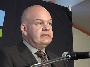 Alberta Health Minister Fred Horne shortly after firing the entire AHS board in 2013.