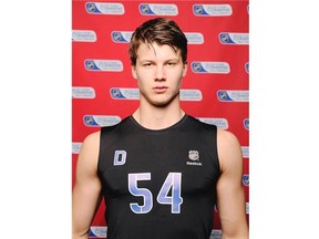 Adam Ollas Mattsson, seen at the NHL Combine this past May, represented Sweden at the 2013 Ivan Hlinka Memorial Tournament.