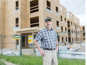 Adrian Shellard/For the Calgary Herald 
 Construction worker Thomas Martin considered location, size and, of course, price when he decided to buy his new Albert Park Station condo in southeast Calgary.