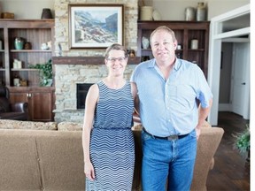 Adrian Shellard/For Calgary Herald Kelly and Kevin Kerr in their home in Okotoks, a city that is set to grow bigger and better over the next few decades.