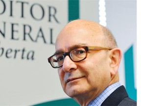 Alberta’s Auditor General Merwan Saher.