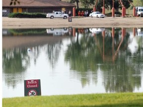 Alberta Parks officials say Sikome Lake in Fish Creek Prov­in­cial Park, will reopen this weekend. (Stuart Gradon/Calgary Herald)