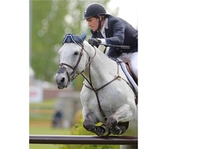 American Quentin Judge won the CNOOC Nexen Cup Derby atop HH Dark De La Hart at Spruce Meadows in Calgary on Sunday. The tournament wrapped up The National tournament, the first major on the local show jumping facility’s calendar.
