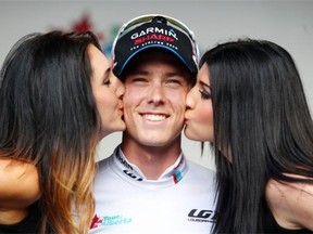 Australia rider Rohan Dennis, who got a couple of kisses as he claimed the gold jersey for winning the 2013 Tour of Alberta, won’t be back to defending his title.