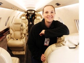 Barbara McLean-Stollery, owner and president of Executive Airways Grooming Services, in Calgary.