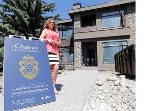 Beata Glod, president and owner of Le Chateau Custom Homes Ltd., specializes in new home construction in Calgary’s inner-city area.