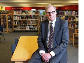 Bill Ptacek, the new CEO of Calgary Libraries, hopes to increase membership by eliminating the fee for cards. “We want more people using the library, trying to remove as many barriers as possible.”
