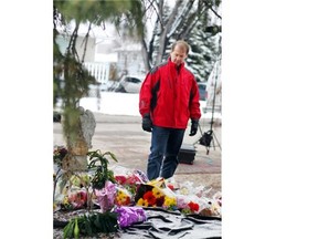 Billy Graham Evangelistic Association Rapid Response Team Community Chaplain Merle Doherty in April visited the scene of the stabbing deaths of five young people in Calgary.