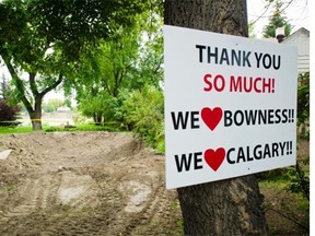 Bowness was among the hardest hit Calgary communities, where volunteer spirit rose above the devastation.