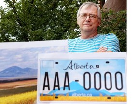 Brent Nicols believes that the design for one of Alberta’s potential new licence plates illustrates not Alberta, but Sweetgrass Hills in Montana.