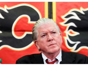 Brian Burke, president of hockey operations for the Calgary Flames, says the participation of pro athletes in pride parades is “a very strong statement.”