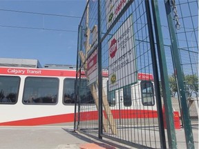 The Bridgeland/Memorial CTrain station is one of many that will be closed over the long weekend for construction. The station's platform has to be lengthened to accommodate future 4-car trains.