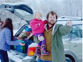 Calgary actor Chris Ippolito played the father in Apple’s Emmy-nominated commercial, Misunderstood His real-life daughter Clara-Anne, 2, played his daughter in the ad. And his real-life wife, Karen MacKenzie, in the blue parka, played his TV wife. In all 23 members of the Ippolito and MacKenzie families appeared in the commercial.