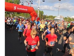 Calgary, Alberta; JUNE 1, 2014 - The 50th annual Calgary Scotiabank Marathon is off in Calgary, on June 1, 2014.  (Christina Ryan/Calgary Herald) For City story by TBA. Trax # {source4}