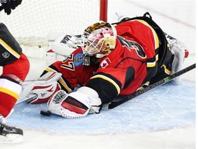 Calgary Flames goalie Joni Ortio was amongst the players given a qualifying offer Monday.