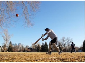 Calgary Herald/File 
 Interest in the sport of Cricket surging in Calgary, forcing enthusiasts to go outside the city to find enough pitches.