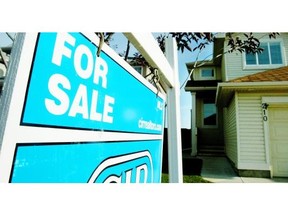 Calgary Herald/Files In August, 1,477 of single-family homes were sold in Calgary, that’s down 1,513 from a year earlier. New listings of single-family homes rose five per cent.