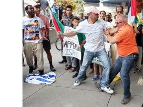 Calgary Police Chief Rick Hanson admitted on Tuesday that a “communication breakdown” within the department resulted in no police presence when tempers flared supporters of Israel and Palestine during a rally on July 18.