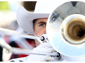 The Calgary Stampede Showband has been crowned world champions at the World Association of Marching Show Bands championships for the third year in a row.