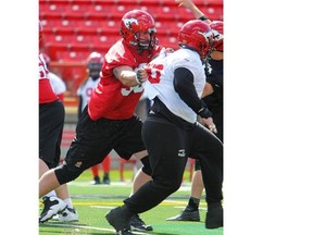 Calgary Stampeders offensive lineman Brander Craighead has a mean streak on the field that can’t be taught.
