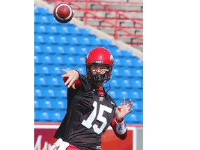 Calgary Stampeders pivot Rusty Smith is vying for the CFL team’s third quarterback spot.