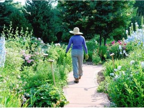 The CNIB garden includes features that appeal to the ears and nose, as well as the eyes.