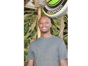 Condo Raphael, the owner of the Ogopogo Restaurant in Kigali, Rwanda.