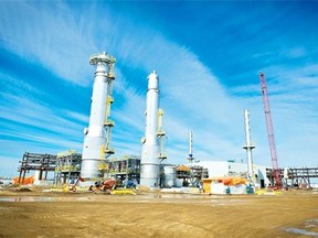 Construction continues at Athabasca Oil Corp.’s Hangingstone thermal oilsands project, expected to begin producing in early 2015, in northeastern Alberta.