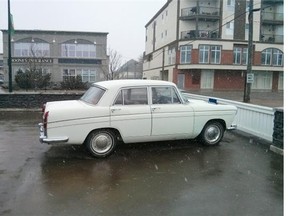 Red Deer RCMP are looking for the owner of a 1960s Austin Cambridge vehicle that was towed from the Husky Gas Bar in downtown Red Deer on May 4, 2014. All efforts to locate the owner have not been successful.