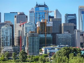 Demand for new office space in downtown Calgary is high.