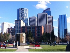 Downtown’s ever changing skyline. Richard White for the Calgary Herald